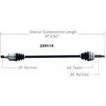 Order New CV Shaft by WORLDPARTS - 239114 For Your Vehicle