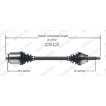 Order Arbre CV neuf par WORLDPARTS - 239125 For Your Vehicle