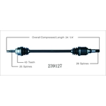 Order Arbre CV neuf par WORLDPARTS - 239127 For Your Vehicle