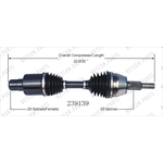 Order New CV Shaft by WORLDPARTS - 239139 For Your Vehicle