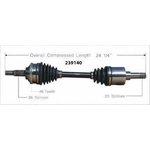 Order New CV Shaft by WORLDPARTS - 239140 For Your Vehicle
