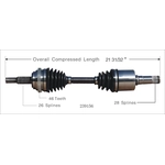 Order New CV Shaft by WORLDPARTS - 239156 For Your Vehicle