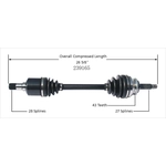 Order New CV Shaft by WORLDPARTS - 239165 For Your Vehicle