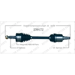 Order New CV Shaft by WORLDPARTS - 239172 For Your Vehicle