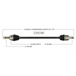 Order New CV Shaft by WORLDPARTS - 239186 For Your Vehicle