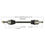 Order New CV Shaft by WORLDPARTS - 239187 For Your Vehicle