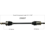Order Arbre CV neuf par WORLDPARTS - 239207 For Your Vehicle