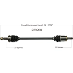 Order Arbre CV neuf par WORLDPARTS - 239208 For Your Vehicle