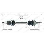 Order New CV Shaft by WORLDPARTS - 249012 For Your Vehicle