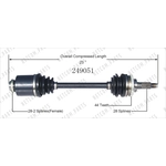 Order Arbre CV neuf par WORLDPARTS - 249051 For Your Vehicle