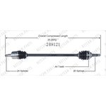 Order New CV Shaft by WORLDPARTS - 249121 For Your Vehicle