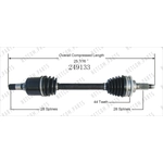 Order New CV Shaft by WORLDPARTS - 249133 For Your Vehicle