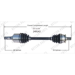 Order New CV Shaft by WORLDPARTS - 249142 For Your Vehicle