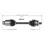 Order New CV Shaft by WORLDPARTS - 249147 For Your Vehicle