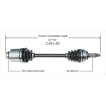 Order Arbre CV neuf par WORLDPARTS - 249149 For Your Vehicle