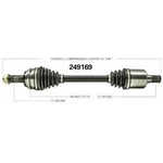Order Arbre CV neuf par WORLDPARTS - 249169 For Your Vehicle