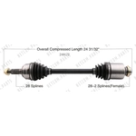 Order New CV Shaft by WORLDPARTS - 249172 For Your Vehicle
