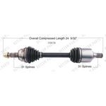 Order New CV Shaft by WORLDPARTS - 249176 For Your Vehicle