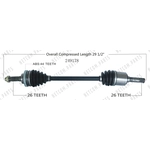 Order Arbre CV neuf par WORLDPARTS - 249178 For Your Vehicle
