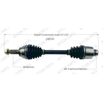 Order New CV Shaft by WORLDPARTS - 249193 For Your Vehicle