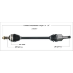 Order Arbre CV neuf par WORLDPARTS - 249207 For Your Vehicle