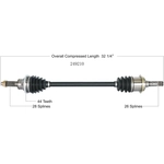 Order New CV Shaft by WORLDPARTS - 249210 For Your Vehicle