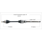 Order Arbre CV neuf par WORLDPARTS - 249216 For Your Vehicle