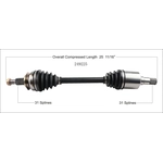 Order New CV Shaft by WORLDPARTS - 249225 For Your Vehicle