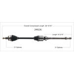 Order Arbre CV neuf par WORLDPARTS - 249226 For Your Vehicle