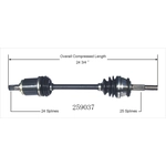 Order New CV Shaft by WORLDPARTS - 259037 For Your Vehicle