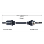 Order New CV Shaft by WORLDPARTS - 259061 For Your Vehicle