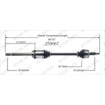 Order New CV Shaft by WORLDPARTS - 259067 For Your Vehicle
