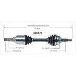 Order New CV Shaft by WORLDPARTS - 259177 For Your Vehicle