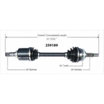 Order New CV Shaft by WORLDPARTS - 259189 For Your Vehicle