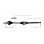 Order Arbre CV neuf par WORLDPARTS - 259233 For Your Vehicle