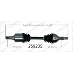 Order New CV Shaft by WORLDPARTS - 259235 For Your Vehicle