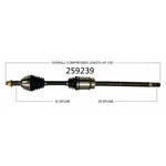 Order New CV Shaft by WORLDPARTS - 259239 For Your Vehicle