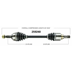 Order New CV Shaft by WORLDPARTS - 259248 For Your Vehicle