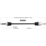 Order New CV Shaft by WORLDPARTS - 259263 For Your Vehicle