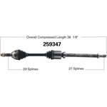 Order WORLDPARTS - 259347 - New CV Shaft For Your Vehicle