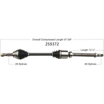 Order New CV Shaft by WORLDPARTS - 259372 For Your Vehicle
