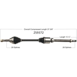 Order Arbre CV neuf de WORLDPARTS - 259372 For Your Vehicle