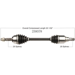 Order Arbre CV neuf de WORLDPARTS - 259378 For Your Vehicle