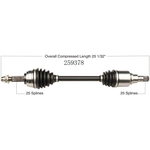 Order New CV Shaft by WORLDPARTS - 259378 For Your Vehicle
