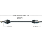 Order New CV Shaft by WORLDPARTS - 259379 For Your Vehicle
