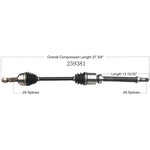 Order New CV Shaft by WORLDPARTS - 259381 For Your Vehicle