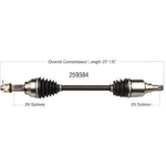 Order New CV Shaft by WORLDPARTS - 259384 For Your Vehicle