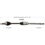 Order New CV Shaft by WORLDPARTS - 259385 For Your Vehicle