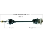 Order New CV Shaft by WORLDPARTS - 259517 For Your Vehicle