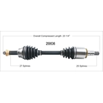 Order Arbre CV neuf par WORLDPARTS - 259536 For Your Vehicle